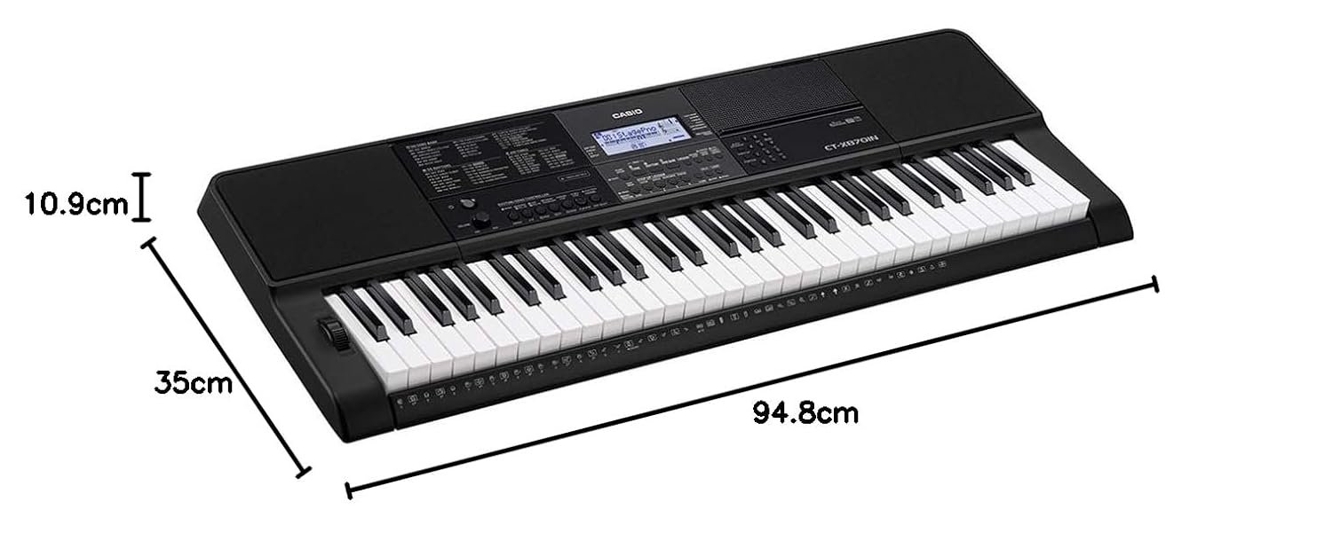 Casio CT-X870IN 61-Key Portable Keyboard, Black - Image 4