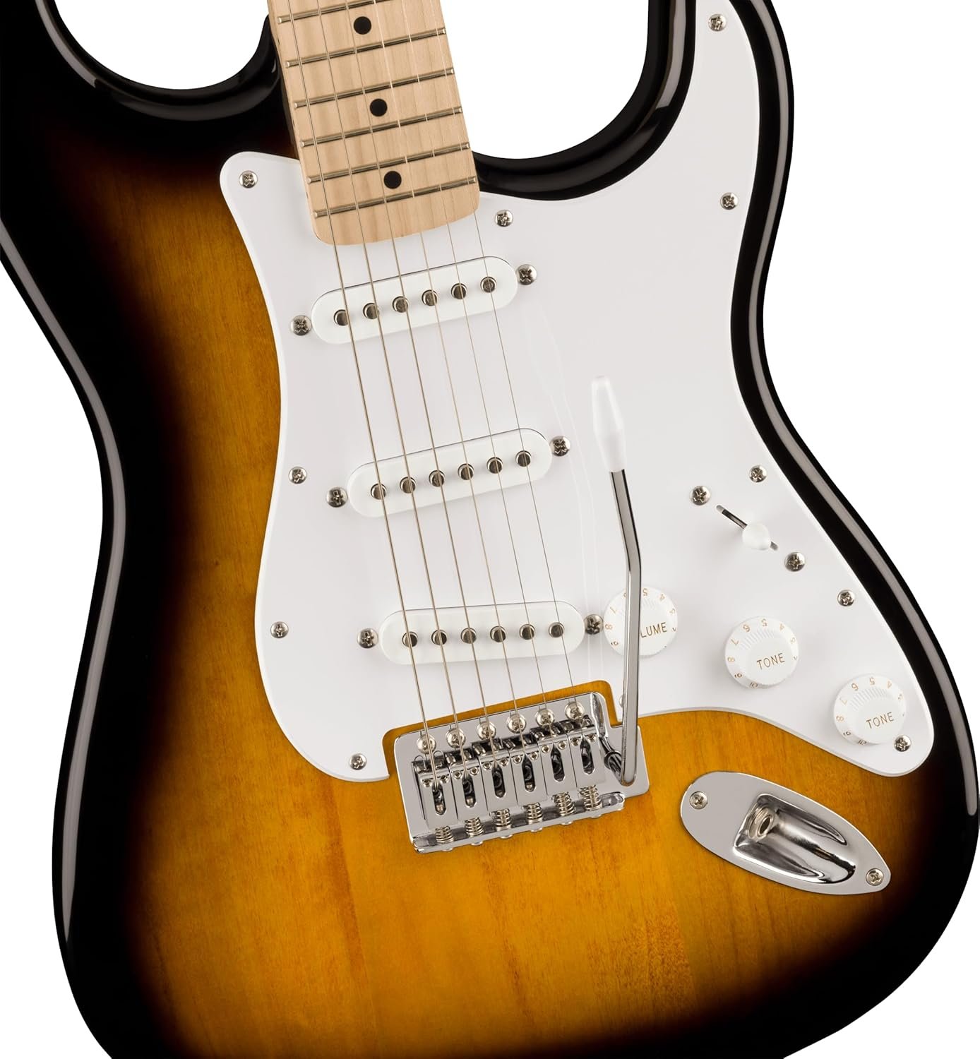 Fender Squier Sonic Strat Maple Wpg 2-Color Sunburst 373152503 - Image 3